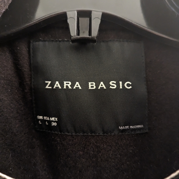 Zara Basic Wool Blend Jacket - Picture 8 of 8